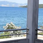 View Of The Peljeski Bridge Drače